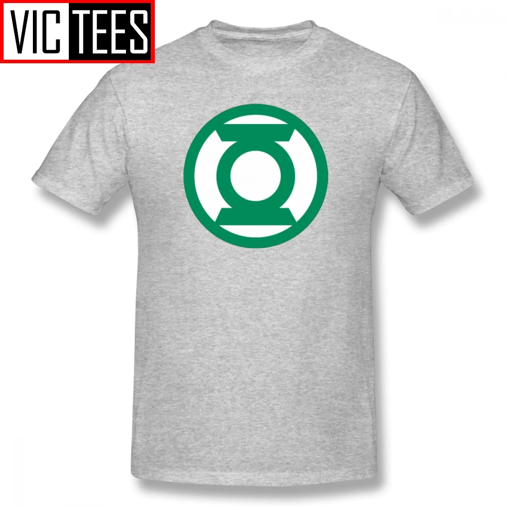 Mens Green Lantern T Shirts Green Lantern Logo T-Shirt Graphic Tee Shirt Mens Fun Basic Cotton Plus size Tshirt - Image 3