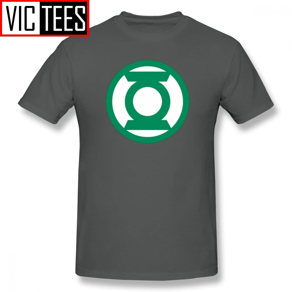 Mens Green Lantern T Shirts Green Lantern Logo T-Shirt Graphic Tee Shirt Mens Fun Basic Cotton Plus size Tshirt - Image 2