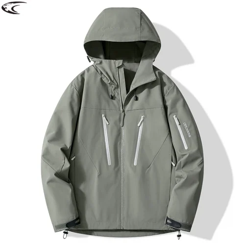 LNGXO Men's Women's Waterproof Windbreaker Outdoor Sport Windproof Rain Coat Unisex Hiking Camping Climbing Trekking Jacket