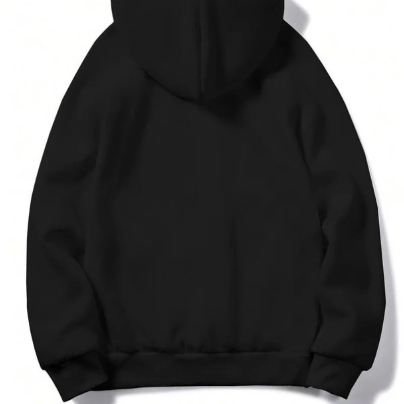 Men's Chicago Skyline Bear Graphic Hoodie 60% Cotton 40% Polyester Pullover with Front Pocket Wear Hoodie Graphic Print Hoodie - Image 5