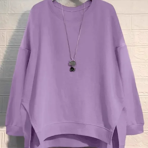 ZANZEA Women Vintage Sweatshirts Pullovers Tops 2025 Autumn Long Sleeve Jumper Winter O-Neck Casual Loose Solid Lady Sweatshirts