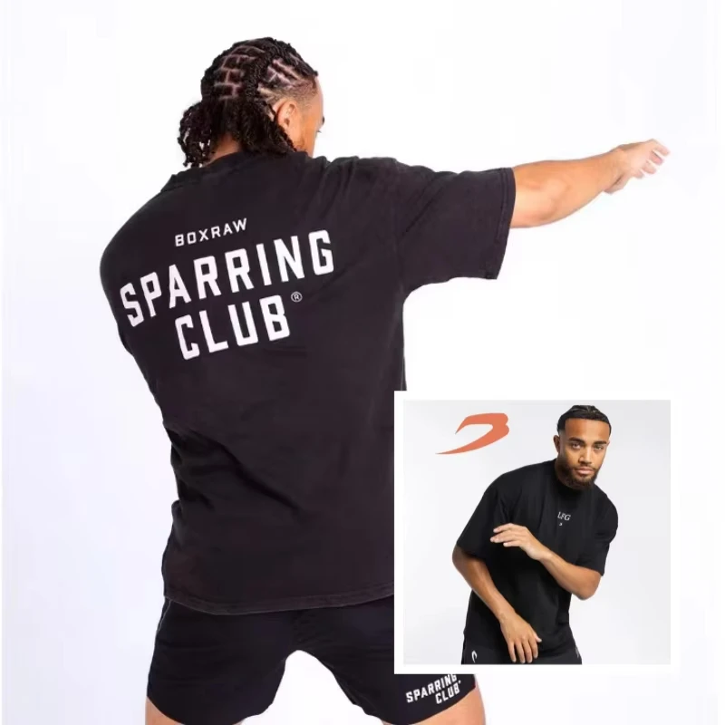 American Boxing Short Sleeved Persian Raul New Boxing Suit British Loose Fighting Trend Brand 2025 Summer Men Women T Shirt