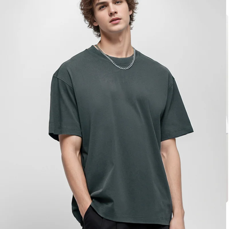 100% Cotton Plus Size 6XL Custom Image T Shirts 2025 Summer Casual Short Sleeve Male And Female Couple T-Shirt Top - Image 5