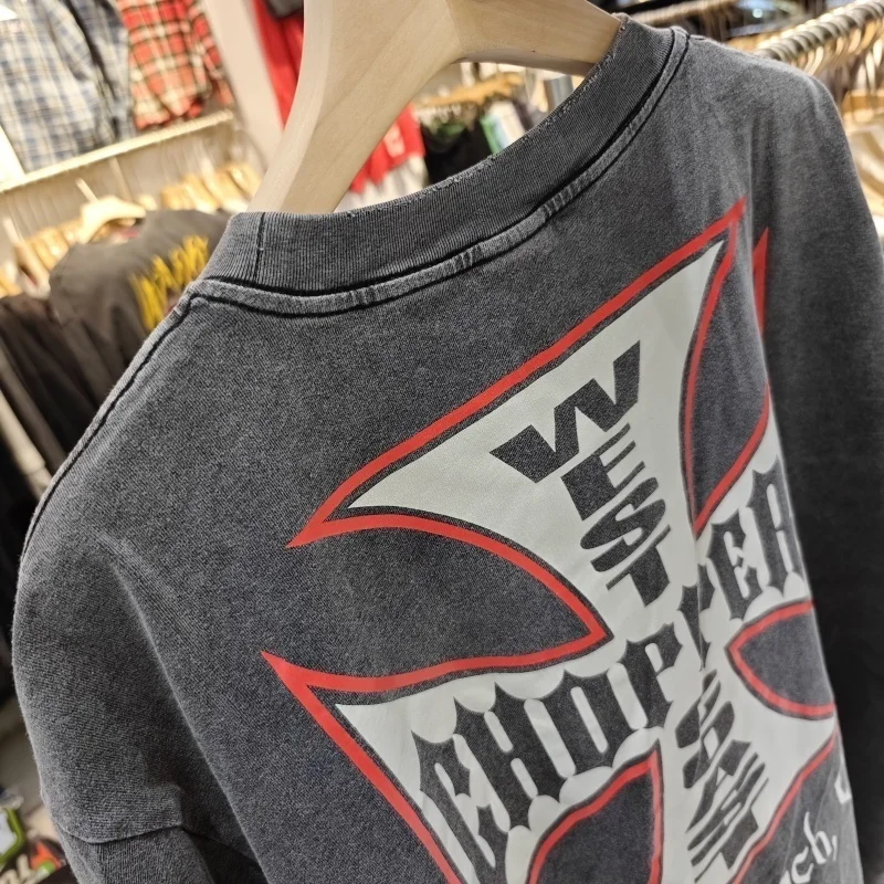 Casual West Coast Choppers T-Shirt Trendy Streetwear Breathable Fabric Loose Fit Daily Outfit - Image 5