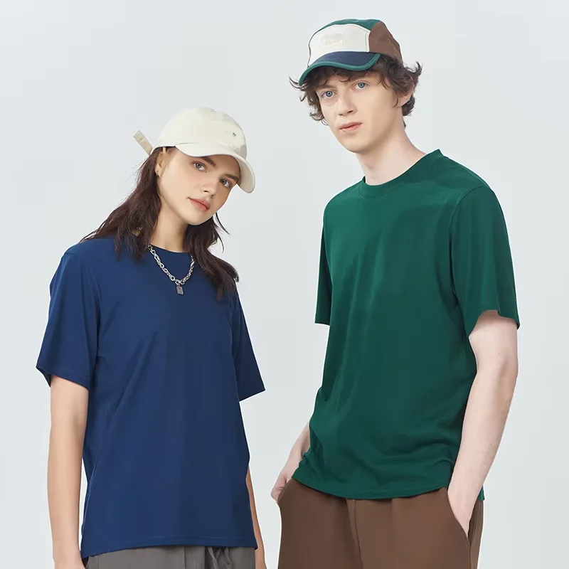 100% Cotton Plus Size 6XL Custom Image T Shirts 2025 Summer Casual Short Sleeve Male And Female Couple T-Shirt Top - Image 4