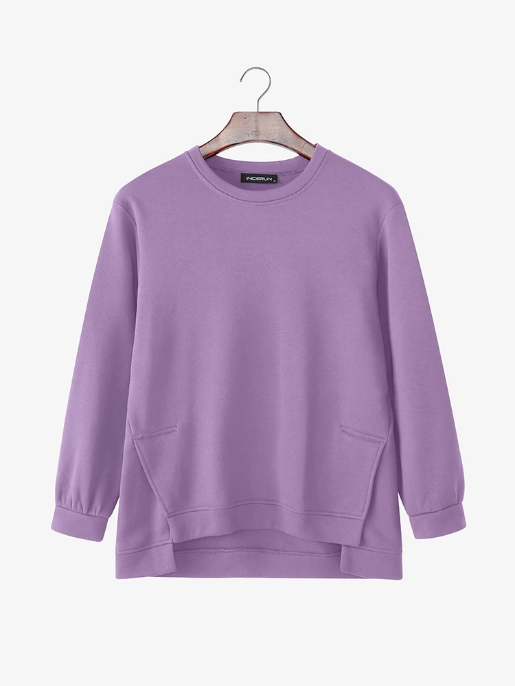 ZANZEA Women Vintage Sweatshirts Pullovers Tops 2025 Autumn Long Sleeve Jumper Winter O-Neck Casual Loose Solid Lady Sweatshirts - Image 4