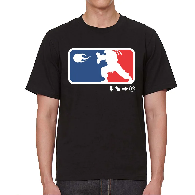 Fashion homme tshirt men O-Neck summer unisex tshirt Street Fighter II women Tops Street Clothing camiseta